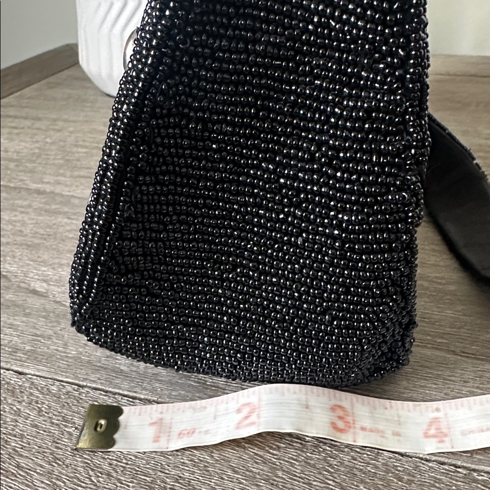 Anthropologie Asymmetric Beaded & Studded shoulder bag - Picture 8 of 11